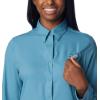 imageColumbia Sportswear Womens PlusSize Tamiami II Long Sleeve ShirtCanyon Blue