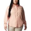 imageColumbia Sportswear Womens PlusSize Tamiami II Long Sleeve ShirtLight Coral