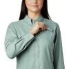 imageColumbia Sportswear Womens PlusSize Tamiami II Long Sleeve ShirtLight Lichen