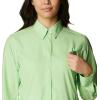 imageColumbia Sportswear Womens PlusSize Tamiami II Long Sleeve ShirtLime Glow