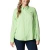 imageColumbia Sportswear Womens PlusSize Tamiami II Long Sleeve ShirtLime Glow