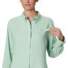imageColumbia Sportswear Womens PlusSize Tamiami II Long Sleeve ShirtNew Mint