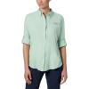 imageColumbia Sportswear Womens PlusSize Tamiami II Long Sleeve ShirtNew Mint