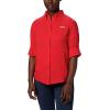 imageColumbia Sportswear Womens PlusSize Tamiami II Long Sleeve ShirtRed