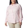 imageColumbia Sportswear Womens PlusSize Tamiami II Long Sleeve ShirtSatin Pink
