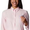 imageColumbia Sportswear Womens PlusSize Tamiami II Long Sleeve ShirtSatin Pink