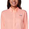 imageColumbia Sportswear Womens PlusSize Tamiami II Long Sleeve ShirtTiki Pink