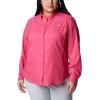 imageColumbia Sportswear Womens PlusSize Tamiami II Long Sleeve ShirtUltra Pink