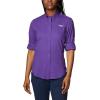 imageColumbia Sportswear Womens PlusSize Tamiami II Long Sleeve ShirtVivid Purple