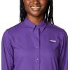 imageColumbia Sportswear Womens PlusSize Tamiami II Long Sleeve ShirtVivid Purple