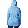 imageColumbia Womens PFG Tidal Tee Hoodie UV Protection MoistureWickingAgateSatin Pink Logo