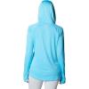 imageColumbia Womens PFG Tidal Tee Hoodie UV Protection MoistureWickingAtollWhite Logo