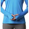 imageColumbia Womens PFG Tidal Tee Hoodie UV Protection MoistureWickingAzure BlueAir Logo