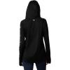 imageColumbia Womens PFG Tidal Tee Hoodie UV Protection MoistureWickingBlackCirrus Grey Logo