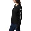 imageColumbia Womens PFG Tidal Tee Hoodie UV Protection MoistureWickingBlackCirrus Grey Logo
