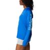 imageColumbia Womens PFG Tidal Tee Hoodie UV Protection MoistureWickingBlue MacawGulf Stream Logo