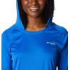 imageColumbia Womens PFG Tidal Tee Hoodie UV Protection MoistureWickingBlue MacawGulf Stream Logo