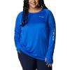 imageColumbia Womens PFG Tidal Tee Hoodie UV Protection MoistureWickingBlue MacawGulf Stream Logo