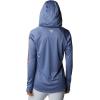 imageColumbia Womens PFG Tidal Tee Hoodie UV Protection MoistureWickingBluestoneRed Spark Logo