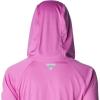 imageColumbia Womens PFG Tidal Tee Hoodie UV Protection MoistureWickingBright LavenderWhite Logo