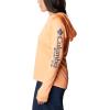 imageColumbia Womens PFG Tidal Tee Hoodie UV Protection MoistureWickingBright NectarCarbon Logo