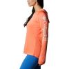 imageColumbia Womens PFG Tidal Tee Hoodie UV Protection MoistureWickingBright NectarWhite Logo