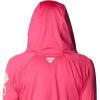 imageColumbia Womens PFG Tidal Tee Hoodie UV Protection MoistureWickingCactus Pink Key West Logo