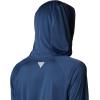 imageColumbia Womens PFG Tidal Tee Hoodie UV Protection MoistureWickingCarbonRed Spark Logo