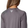 imageColumbia Womens PFG Tidal Tee Hoodie UV Protection MoistureWickingCity GreyMint Cay Logo