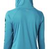 imageColumbia Womens PFG Tidal Tee Hoodie UV Protection MoistureWickingClear WaterCollegiate Navy Logo