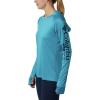 imageColumbia Womens PFG Tidal Tee Hoodie UV Protection MoistureWickingClear WaterCollegiate Navy Logo