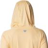 imageColumbia Womens PFG Tidal Tee Hoodie UV Protection MoistureWickingCocoa ButterWhite Logo