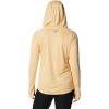 imageColumbia Womens PFG Tidal Tee Hoodie UV Protection MoistureWickingCocoa ButterWhite Logo