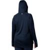 imageColumbia Womens PFG Tidal Tee Hoodie UV Protection MoistureWickingCollegiate NavyWhite Logo