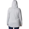 imageColumbia Womens PFG Tidal Tee Hoodie UV Protection MoistureWickingCool GreyRiptide Logo