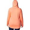 imageColumbia Womens PFG Tidal Tee Hoodie UV Protection MoistureWickingCoral GlowWhite Logo