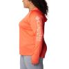 imageColumbia Womens PFG Tidal Tee Hoodie UV Protection MoistureWickingCorangeLight Coral Logo