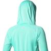 imageColumbia Womens PFG Tidal Tee Hoodie UV Protection MoistureWickingDolphinWhite Logo