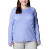 imageColumbia Womens PFG Tidal Tee Hoodie UV Protection MoistureWickingFairytaleBerry Jam Logo