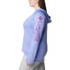 imageColumbia Womens PFG Tidal Tee Hoodie UV Protection MoistureWickingFairytaleBerry Jam Logo