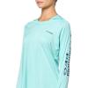 imageColumbia Womens PFG Tidal Tee Hoodie UV Protection MoistureWickingGulf StreamCarbon Logo