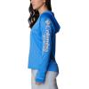 imageColumbia Womens PFG Tidal Tee Hoodie UV Protection MoistureWickingHarbor BlueKing Crab Logo
