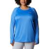 imageColumbia Womens PFG Tidal Tee Hoodie UV Protection MoistureWickingHarbor BlueKing Crab Logo