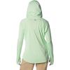 imageColumbia Womens PFG Tidal Tee Hoodie UV Protection MoistureWickingKey WestPeach Fizz Logo