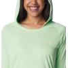 imageColumbia Womens PFG Tidal Tee Hoodie UV Protection MoistureWickingKey WestPeach Fizz Logo