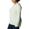 imageColumbia Womens PFG Tidal Tee Hoodie UV Protection MoistureWickingLight LimeWhite Logo