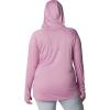 imageColumbia Womens PFG Tidal Tee Hoodie UV Protection MoistureWickingMinuetTiki Pink Logo