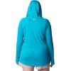 imageColumbia Womens PFG Tidal Tee Hoodie UV Protection MoistureWickingOcean TealWhite Logo