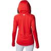 imageColumbia Womens PFG Tidal Tee Hoodie UV Protection MoistureWickingRed SparkWhite Logo