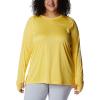 imageColumbia Womens PFG Tidal Tee Hoodie UV Protection MoistureWickingSun GlowWhite Logo